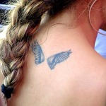 Angel Wings Tattoo Design11 150x150 - 100's of Angel Wings Tattoo Design Ideas Pictures Gallery