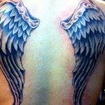 Angel Wings Tattoo Design5 150x150 - 100's of Angel Wings Tattoo Design Ideas Pictures Gallery