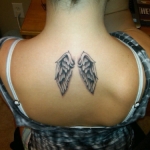 Angel Wings Tattoo Design6 150x150 - 100's of Angel Wings Tattoo Design Ideas Pictures Gallery