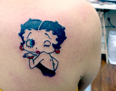 betty boop tattoo designs on my thighs