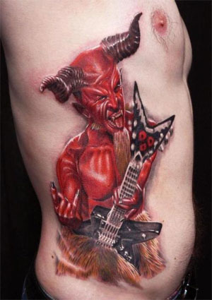 Devil - 100's of Angel and Devil Tattoo Design Ideas Pictures Gallery