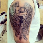 Fallen Angel Tattoo design3 150x150 - 100's of Fallen Angel Tattoo Design Ideas Pictures Gallery