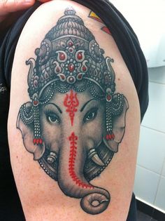 Ganesh 1 - 100's of Family Crest Tattoo Design Ideas Pictures Gallery