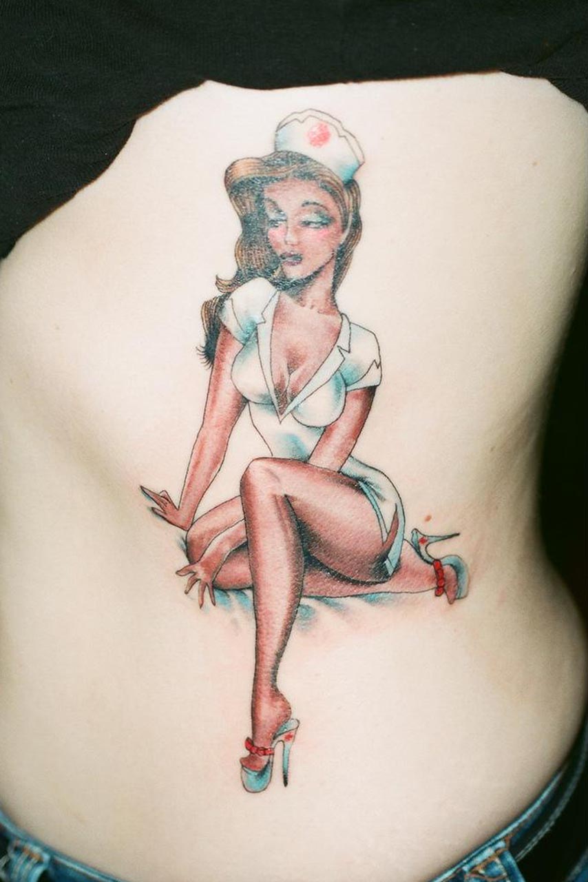 100's of Nurse Tattoo Design Ideas Pictures Gallery