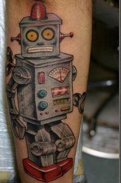 Robot 1 e1417246372515 - 100's of Chicano Tattoo Design Ideas Pictures Gallery