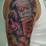 Robot 4 150x150 - 100's of Robot Tattoo Design Ideas Pictures Gallery