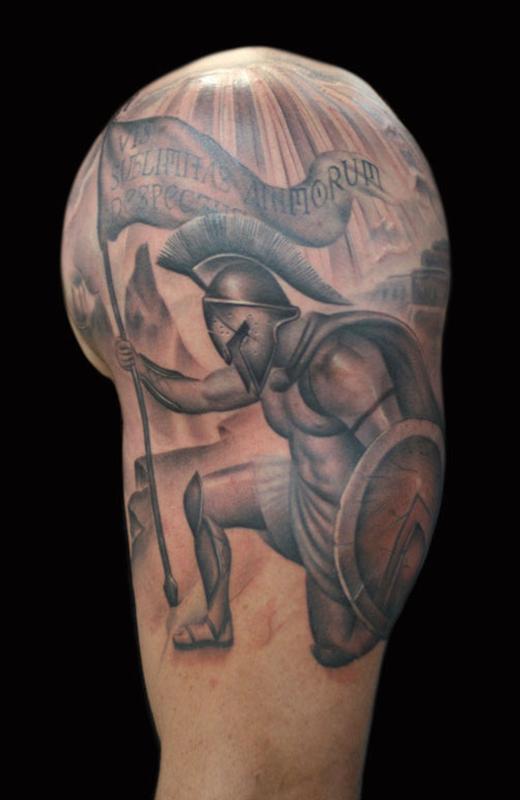 100's of Spartan Tattoo Design Ideas Pictures Gallery