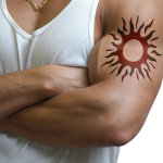 Sun Tattoo Design1 150x150 - 100's of Sun Tattoo Design Ideas Pictures Gallery