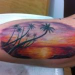 Sunset Tattoo Design9 150x150 - 100's of Sunset Tattoo Design Ideas Pictures Gallery