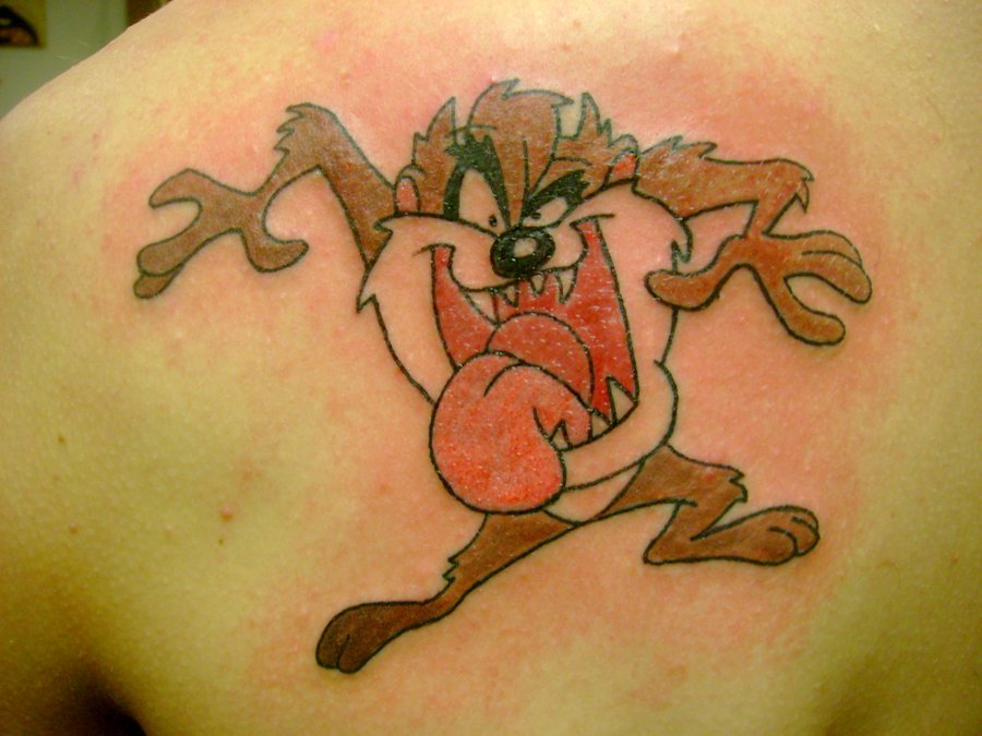 100's of Taz Tattoo Design Ideas Pictures Gallery