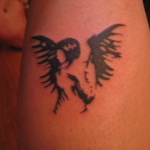 Tribal Angel Tattoo2 150x150 - 100's of Tribal Angel Tattoo Design Ideas Pictures Gallery