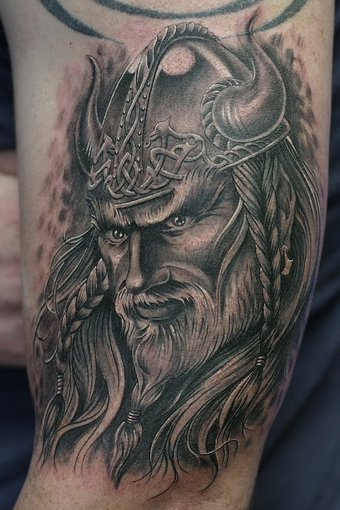 Viking 1 - 100's of Crucifix Tattoo Design Ideas Pictures Gallery