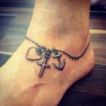 Ankle Tattoos for Girls 5 150x150 - 100's of Ankle Tattoos for Girls Design Ideas Pictures Gallery
