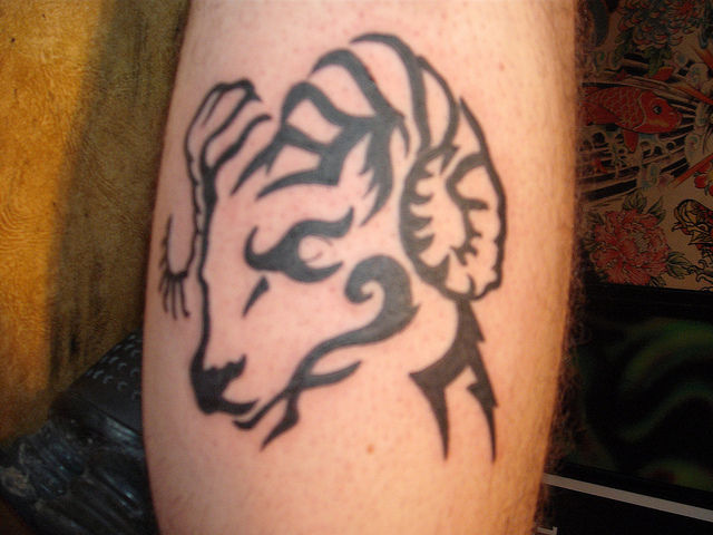 100's of Aries Tattoo Design Ideas Pictures Gallery