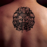 Aztec Tribal Tattoo10 150x150 - 100’s of Aztec Tribal Tattoo Design Ideas Pictures Gallery