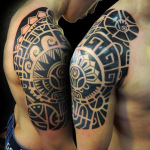 Aztec Tribal Tattoo8 150x150 - 100’s of Aztec Tribal Tattoo Design Ideas Pictures Gallery