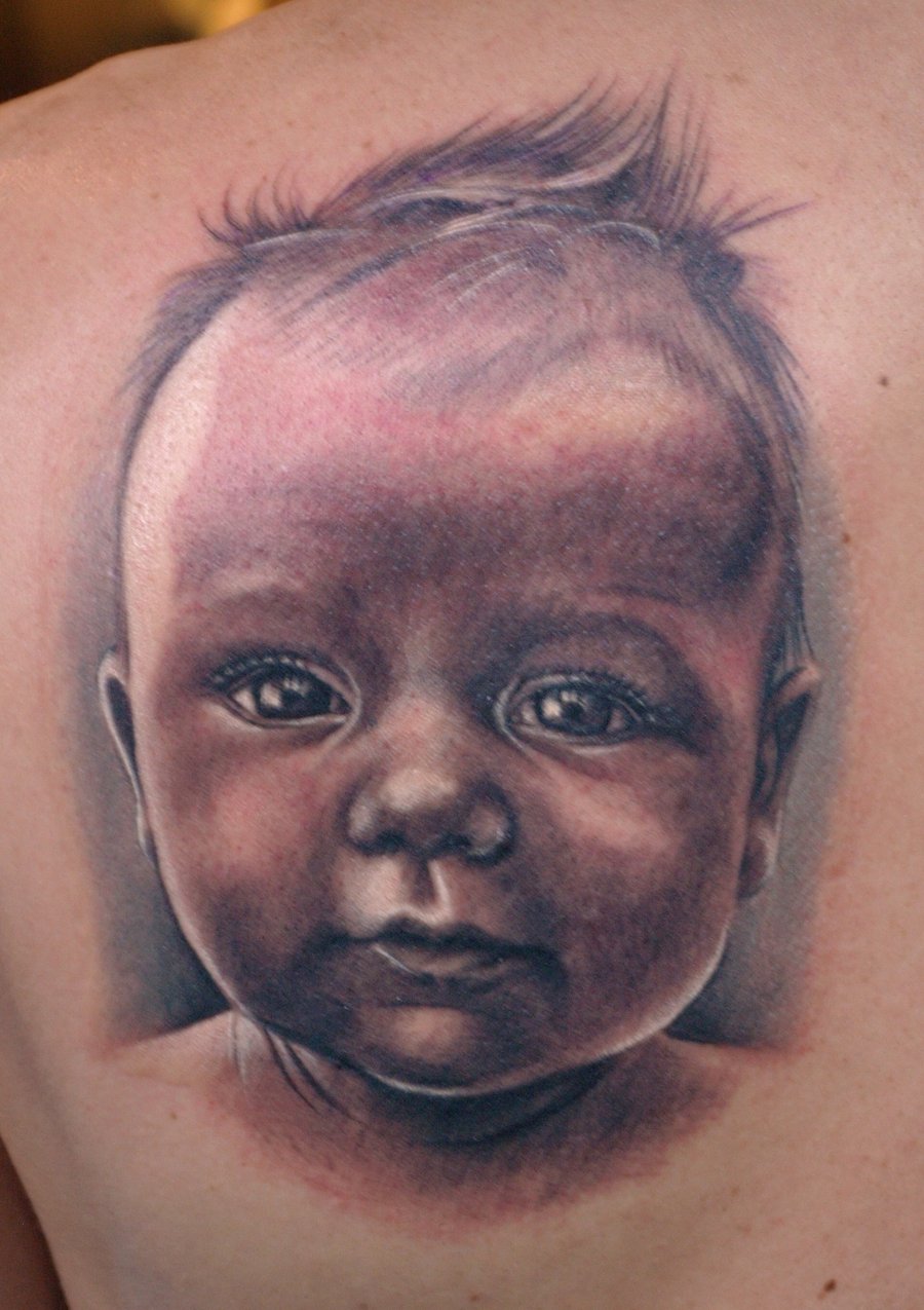 Baby Tattoo - 100's of Baby Tattoo Design Ideas Pictures Gallery