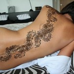 Back Tattoos for Women 11 150x150 - 100's of Back Tattoos for Women Design Ideas Pictures Gallery