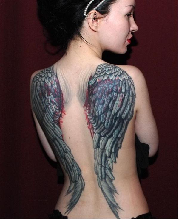 Back Tattoos for Women - 100's of Back Tattoos for Women Design Ideas Pictures Gallery