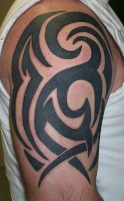 Black Tribal Tattoo7 - 100’s of Tribal Band Tattoo Design Ideas Pictures Gallery