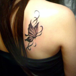 Butterfly Tribal Tattoo6 150x150 - 100's of Butterfly Tattoo Design Ideas Picture Gallery