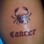 Cancer Tattoo12 150x150 - 100's of Cancer Tattoo Design Ideas Pictures Gallery