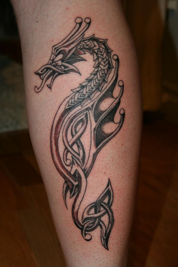 Celtic Dragon 1 - 100's of Celtic Knot Tattoo Design Ideas Pictures Gallery