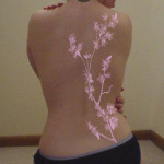 Cherry Blossom Tattoos 11 150x150 - 100's of Cherry Blossom Tattoo Design Ideas Pictures Gallery