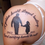 Dad 51 150x150 - 100's of Dad Tattoo Design Ideas Pictures Gallery