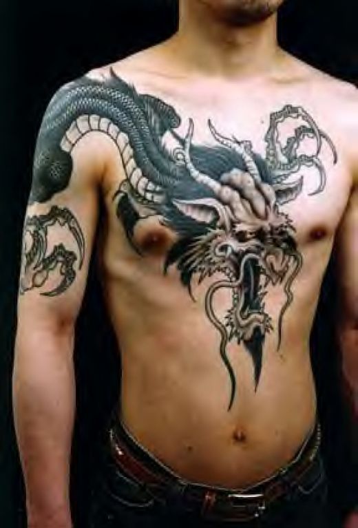 100's of Dragon Tattoo Art Design Ideas Pictures Gallery