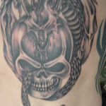 100's of Dragon Skull Tattoo Design Ideas Pictures Gallery