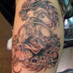 Dragon Skull 6 150x150 - 100's of Dragon Skull Tattoo Design Ideas Pictures Gallery