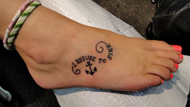 Foot Tattoos for Girls 1 - 100's of Girls with Tattoo Design Ideas Pictures Gallery