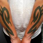 Forearm Tribal Tattoo10 150x150 - 100’s of Forearm Tribal Tattoo Design Ideas Pictures Gallery