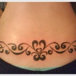 Girls Lower Back Tattoo 1 150x150 - 100's of Girls Lower Back Tattoo Design Ideas Pictures Gallery