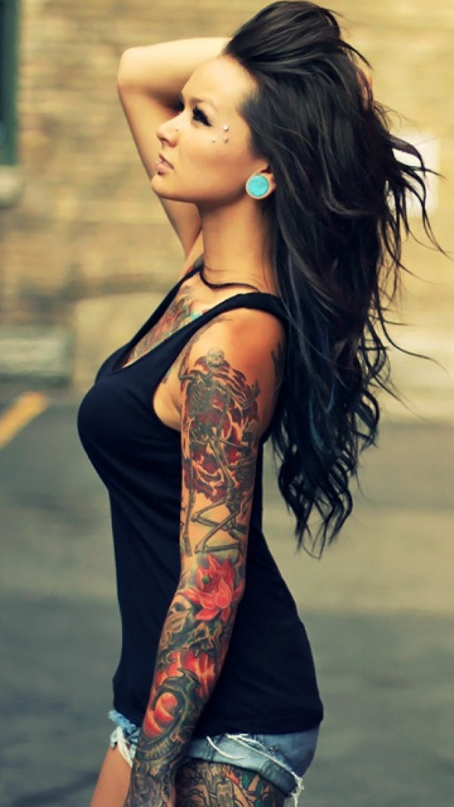 Girls Sleeve Tattoo 1 - 100's of Wrist Tattoo Design Ideas Picture Gallery