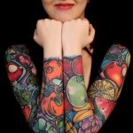 Girls Sleeve Tattoo 4