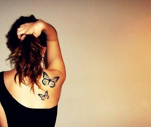 Girls with Tattoo 1 - 100's of Orchid Tattoo Design Ideas Pictures Gallery