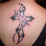 Heart Cross 53 150x150 - 100's of Heart Cross Tattoo Design Ideas Pictures Gallery