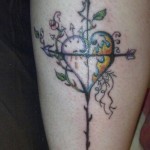 Heart Cross 73 150x150 - 100's of Heart Cross Tattoo Design Ideas Pictures Gallery