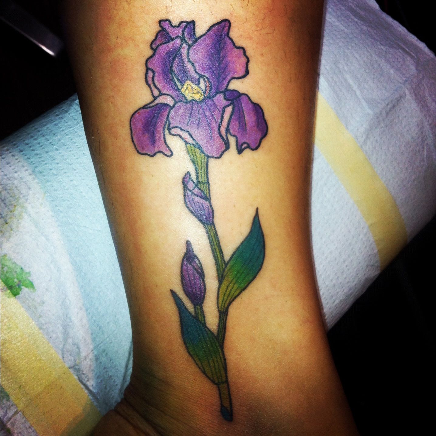 Iris Tattoo 1 - 100's of Hindu Tattoo Design Ideas Pictures Gallery