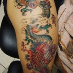 Koi Dragon 12 150x150 - 100's of Koi Dragon Tattoo Design Ideas Pictures Gallery