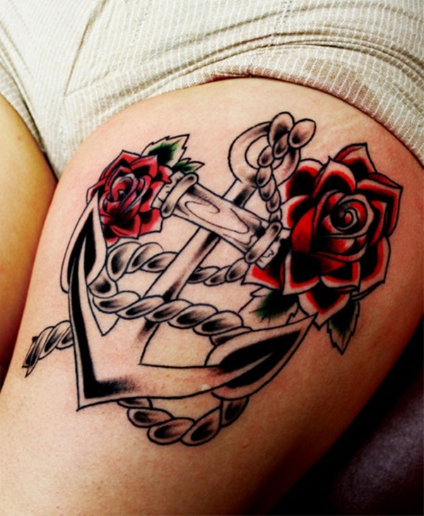 Leg Tattoos for Girls 1 - 100's of Girls Shoulder Tattoo Design Ideas Pictures Gallery