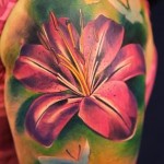 Lily Tattoo 2 150x150 - 100's of Lily Tattoo Design Ideas Pictures Gallery