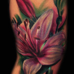 Lily Tattoo 4 150x150 - 100's of Lily Tattoo Design Ideas Pictures Gallery