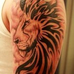 Lion Tribal Tattoo1 150x150 - 100’s of Lion Tribal Tattoo Design Ideas Pictures Gallery