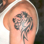 Lion Tribal Tattoo10 150x150 - 100’s of Lion Tribal Tattoo Design Ideas Pictures Gallery