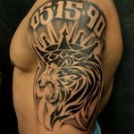 Lion Tribal Tattoo12 150x150 - 100’s of Lion Tribal Tattoo Design Ideas Pictures Gallery