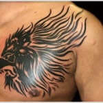 Lion Tribal Tattoo3 150x150 - 100’s of Lion Tribal Tattoo Design Ideas Pictures Gallery