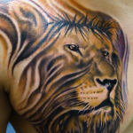 Lion Tribal Tattoo4 150x150 - 100’s of Lion Tribal Tattoo Design Ideas Pictures Gallery